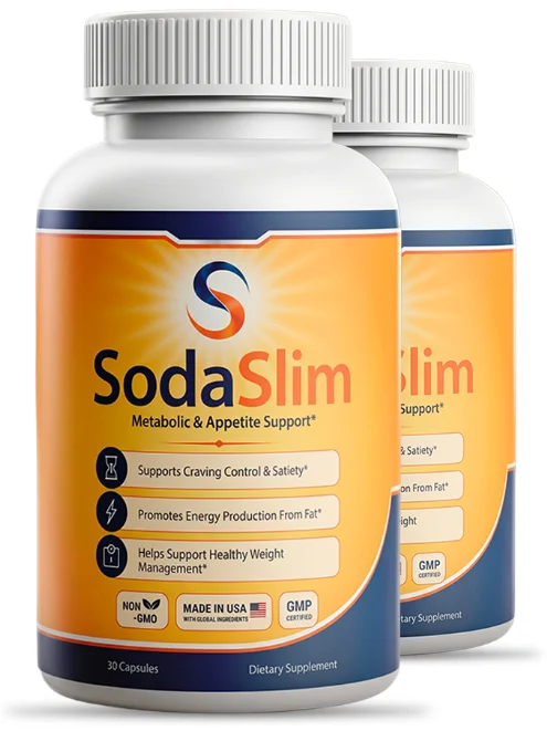 Two bottles of SodaSlim, 30 capsules each