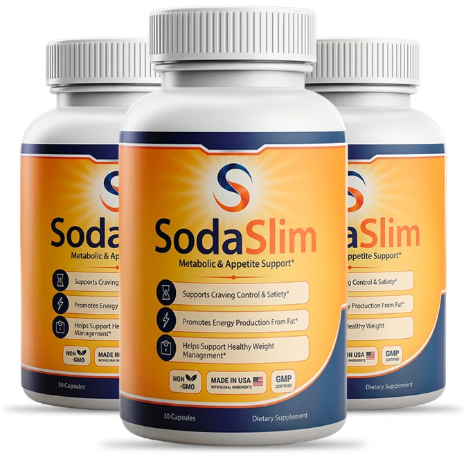 Three bottles of SodaSlim